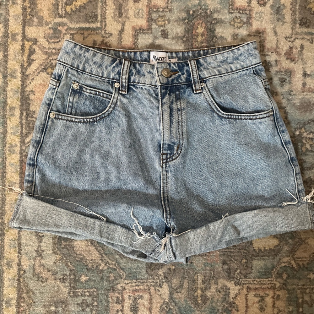 Princess Polly Blue Denim Shorts